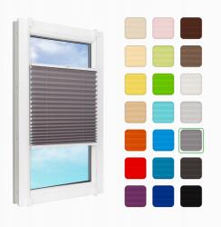 Makostyl Pliszé Roló, Plisszírozott Roló 55x150 Egyedi Méretre, Szúrásmentes, Különböző Színek Makostyl (PLISA NA WYMIAR ROLETA PLISOWANA)