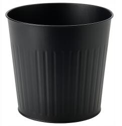 IKEA Antracit Színű Fém Virágcserép Kaspó 24cm Ikea Citronmeliss (805.625.10)