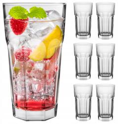 KONZEPT Pohárak Vízhez, Üdítőkhöz, Drinkhez 270 ml, 6 Darabos Szett (MAROCCO-HIGH)