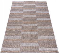 Dywany Chemex Mela zsinór szőnyeg 60x200 Lapos szövésű Beltéri Kültéri Sima #20 (KM25A GRAY)