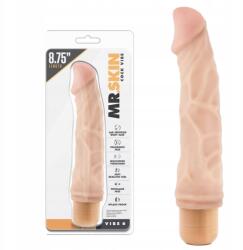  Blish Mr. Skin Cock 6 Realisztikus vibrátor, fekete (35-330468)