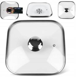 Orion Edényfedő Hőálló Üveg Négyzet alakú Orion 25 x 25 cm (126316)