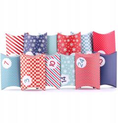  Adventi naptár 24 doboz, táskák megtöltéshez (LPNHK180470541)