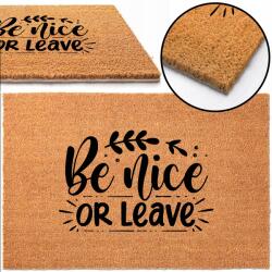 TabPrint Lábtörlő 40x60 Be Nice or Leave Minták (Mata Wycieraczka ECO KOKOSOWA Duża)
