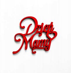 Klepkomania Felirat: "Boldog Anyák Napját" piros színben, anyukának (BST606 CZERWONY)