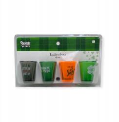  Spencer's Lucky Shots műanyag pohár szett, 4 darabos (K-50-2)