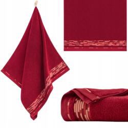 Zwoltex 30x50 cm-es törölköző egyiptomi pamutból Zwoltex Grafik Piros (ZWOLTEX PRODUKT POLSKI)