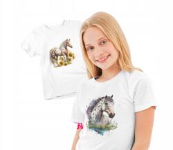 Aradena Személyre szabott Gyerek Póló, Magical Horse nyomtatással, ajándék, 110-es méret (138 4 Magical Horse)