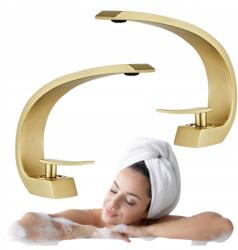 Silla Álló Mosdócsaptelep Arany Perlátorral (S-1080G)