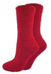 Marilyn Meleg téli zokni bordázott pamut Marilyn F28 piros Piros (Przytulne skarpety kobiece chłodne dni)
