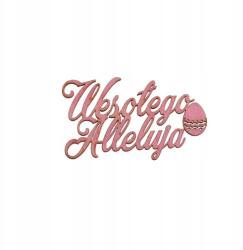 Klepkomania Felirat: Vidám Húsvéti Ünnepeket, rózsaszín (BST128 RÓŻOWY)