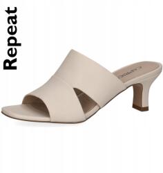 Caprice krémszínű, elegáns, sarokkal ellátott papucs Baila [27205-42-170] méret 37 (27205-42-170)