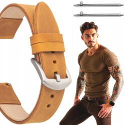 Polax 20 mm-es bőr óraszíj, univerzális, L-es méret (CHrSgCz) - allegro - 7 290 Ft