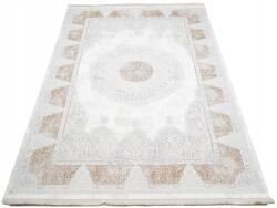 Dywany Chemex Sara Szőnyeg 200x300 Stílusos Modern Rojtok w11 (N761A SH_CREAM L_BEIGE)