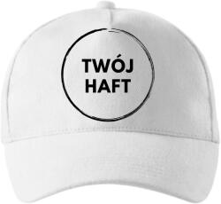 Malfini Baseball Sapka Férfi Női Baseball Sapka Hímzett Logó Felirattal fehér (CZAPKA Z DASZKIEM HAFT FIRMOWA REKLAMOWA )