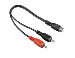 Hama Adapter Mélynyomó adapter 1x Rca (cinch) zöld 2x Rca (cinch) fehér (109n28)