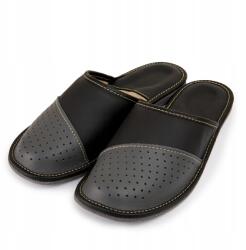 Nowo Ifjúsági papucs bőr papucs fekete 39-es (MŁ-2051 B)