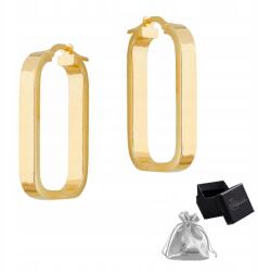 Ulex Premium Ezüst fülbevaló pr. 925 Elegáns Arany Felfújható Fülbevaló Neki ( włoskie kolczyki dmuchane )