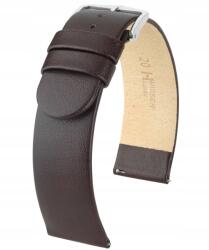 Hirsch Barna Sima Ragasztott Bőr Óraszíj Hirsch Scandic L 18 mm (HIRSCH 17872010-2-18)
