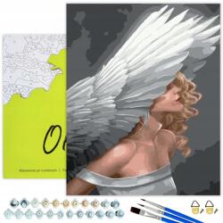 Oh Art! Festés Számok Alapján Nő Angyal Festmények Számok szerint Kerettel (Malowanie po numerach Kobieta Oh Art)