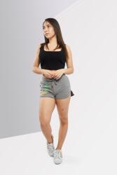 Plein Sport Szürke Nyomott Mintás Rövidnadrág (XL) (574538)