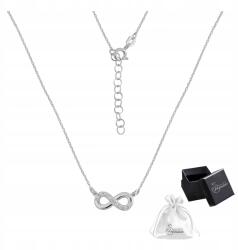 Ulex Premium Nyaklánc 925-ös Ezüst Elegáns Ródiumozott Celeb Női Végtelen Infiniti (GL-6037R-NC )