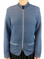 ERFO Zakó blézer Erfo sötétkék ezüst szállal méret 44