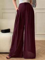 Dazy Bordó Egyenes Nadrág (M) (612968)