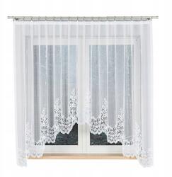 Markizeta Kész függöny jacquard függöny nappaliba fehér 300x170 cm Berenika (004304/FBL/001/300170/1)