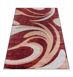 StandHeiz Szőnyeg 200X300 Piros Bézs Nappali Csúszásgátló Vintage Retro Loft (49)