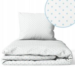 Ankras 120x90 Gyerek Ágyneműhuzat 2EL 90x120 Kiságyba (P-2 120/90 40/60 KROPECZKI 3MM NIEBIESKIE)