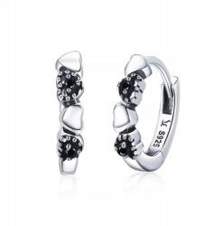M. Jopek Ezüst Fülbevaló 925-ÖS Ezüstből Karika Szív M. Jopek