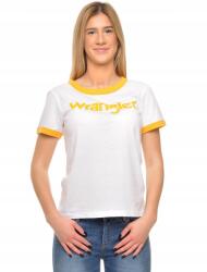 Wrangler Logós póló fehér Retro Kabel Tee M