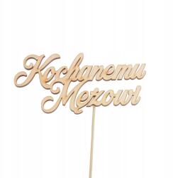 Klepkomania topper tortára "szeretett Férjemnek" felirattal (BSTP452)