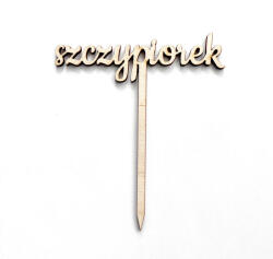 Klepkomania Metélőhagyma felirat cserépbe szúrható pálcikán, cserepes fűszernövényekhez (XSB177)