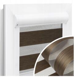 Voppi Roló "Nappal és Éjszaka" kazettás roló vezetősínnel 82x150 cm barna Egyedi méretre (Voppi)