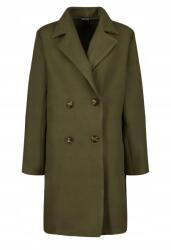 Boohoo LC14106 Boohoo Klasszikus Khaki Kétsoros Kabát Hajtóka Gombok (4) XL