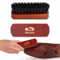 Sulpo Cipőpolírozó kefe, cipőtisztító, fekete, puha sörték, 12 cm