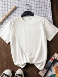 Shein Fehér Nyomott Mintás Póló (L) (613147)