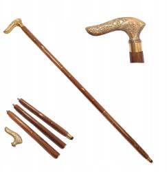  Fa Bot Sárgaréz Vintage Elemekkel Apa Nagypapa Összecsukható