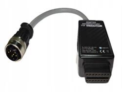 CFPL Cf diagnosztikai adapter obd2 16pin 12pin Deutz motorokhoz, kompatibilis a Wurtch WOW-val (CF kabel obd2 na 12 pin do DEUTZ do Multidiag)