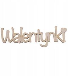 Klepkomania Valentin Napi felirat dobozra, ajándék (BST532 NATURALNY)