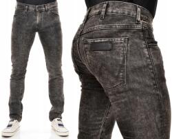 Wrangler szürke Larston tapered Slim szabású nadrág W27 L32