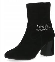 Caprice Aylin fekete bokacsizma vastag sarokkal [25342-41-004] [Méret: 37] (25342-41-004)