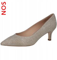 Peter Kaiser félcipő arany színű, csillogó Imola alacsony sarokkal [72447-44-910] 37, 5 (72447-44-910)