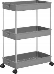 Songmics Konyhai Kocsi Mobil Állvány Univerzális Görgős 3 Szintes Songmics (WÓZEK KUCHENNY NA KÓŁKACH)