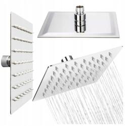  Acél Zuhanyfej Ezüst Vékony Négyzet Alakú Anti-calc 15 CM (SU DESZ 6)