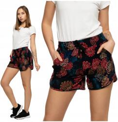 Moraj Női Derékpántos Rövidnadrág Laza Klasszikus Virágmintás Moraj 3XL (KSD950-062)