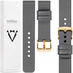 moVear 18mm-es prémium elegáns óraszíj Lengyel Movear Szürke (S1-18GG-75125Q-PGD)