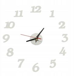 KIK Falióra öntapadós ezüst 12 óra modern (3039)